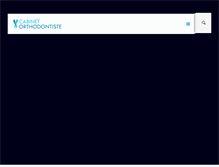 Tablet Screenshot of cabinet-orthodontiste.com